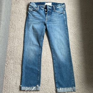 Mother Jeans - scrapper cuff ankle fray 25